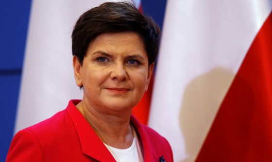 [포토] 폴란드 총리, ‘EU가 신뢰성 잃고 있어’