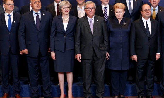 [포토] EU 정상 회의에 참석한 불가리아 총리