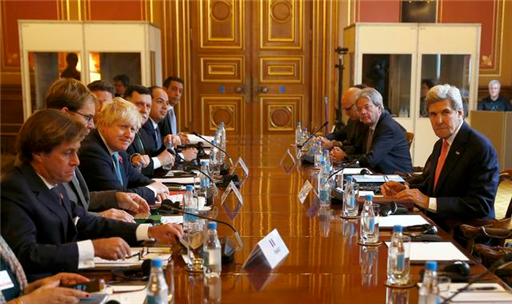 [포토] 리비아 총리 및 부총리, 영국에서 개최된 장관급 회담 참석