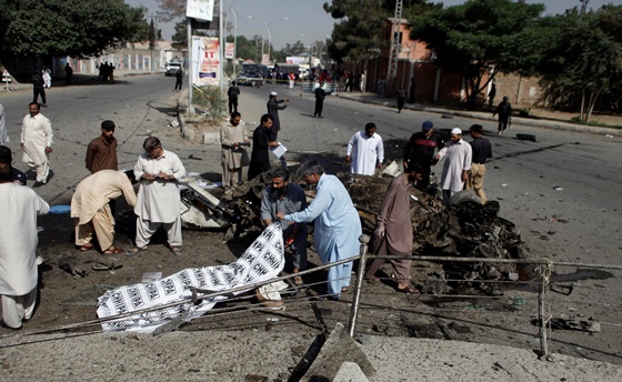 [포토] 파키스탄 퀘타에서 발생한 자폭차량 테러