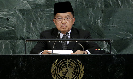 [포토] 인도네시아 부통령, 제72회 UN총회서 연설