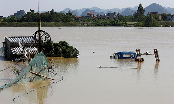 [포토] 베트남, 올해 20번째 태풍 카눈 상륙 예정