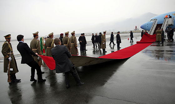 [포토] 인도네시아 대통령, 아프가니스탄 방문